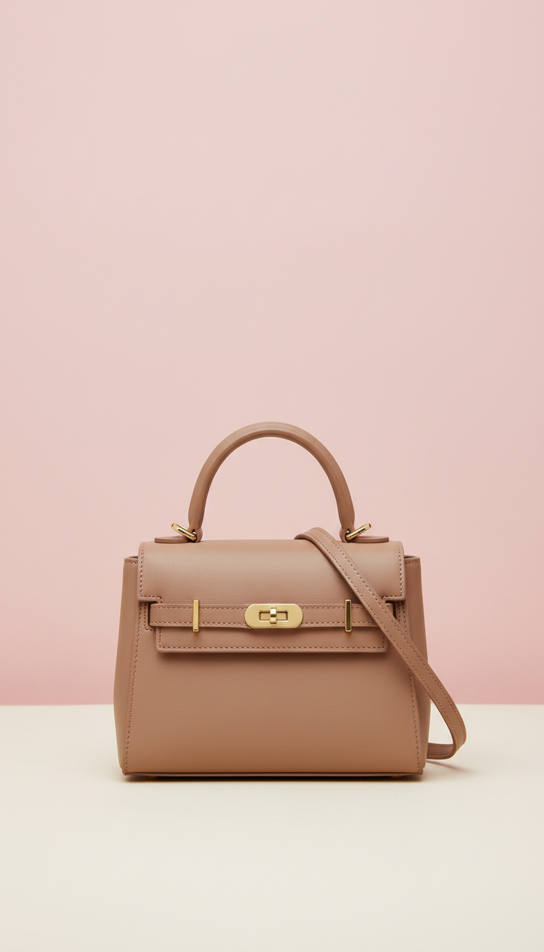 Lamoon  Taupe Mini Satchel